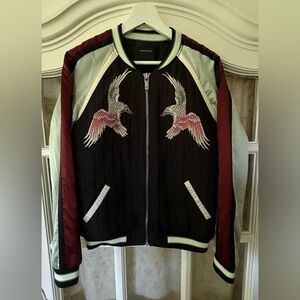 Scotch & Soda Satin Bomber Jacket